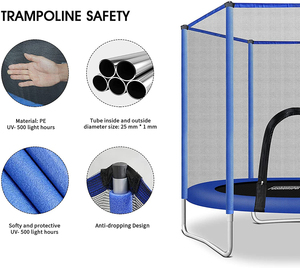 Trẻ em ngoài trời của thép Trampoline cho công viên sử dụng cho bé trai người yêu để nhảy - Product Image 6