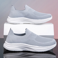 Chaussettes pour hommes, baskets basses - Chaussures de marche légères avec protection anti-odeur