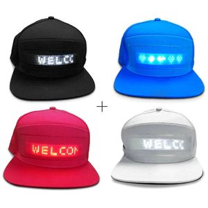 Gorra con Pantalla LED de Mensajes Iluminados, Carga USB, Control por Aplicación, Gorras con Pantalla LED Programable por Aplicación, Gorra con Mensaje LED Promocional - Product Image 4