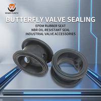 Valve papillon de haute qualité avec joint d'étanchéité en caoutchouc EPDM/NBR, formes et couleurs personnalisables, ODM/OEM disponible, MOQ 1 pièce, automobile