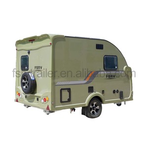 Custom Color Lightweight Modern Travel Trailers Campers Mini 2 Person Camping Trailer <strong>Caravans</strong> for Outdoor - Product Image 3