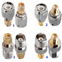 Kit de connecteurs coaxiaux radiofréquence JXRF SMA vers SMA SMB MMCX BNC TNC UHF N Type Adaptateurs