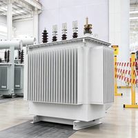 Transformateur de distribution moyenne et haute tension à noyau en alliage amorphe immergé dans l'huile, avec enroulement en cuivre ou en aluminium, à pertes ultra-faibles