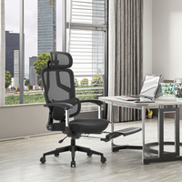 Vente directe d'usine Fabrication ergonomique Maille à dossier haut Vente de qualité Table et chaises pivotantes de direction Bureau