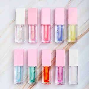 Aceite labial que cambia <span class=keywords><strong>de</strong></span> Color <span class=keywords><strong>de</strong></span> fruta sin crueldad Etiqueta privada Hidratante Orgánico Vegano Plumping Clear Lip Oil Tint Glow - Product Image 4