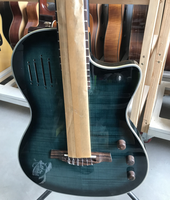 Ready to Ship High Quality Blue Black 39 Inch Geake Crossover Silent Guitar Premium Music Instrument