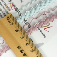 Bande de dentelle plissée extensible de haute qualité, 15 mm, 100 yards, couleur unie, pour couture, sous-vêtements, sangle de soutien-gorge élastique en nylon