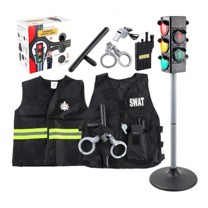 Jouet d'habillage de <span class=keywords><strong>policier</strong></span> SWAT en plastique pour enfants d'âge préscolaire <span class=keywords><strong>jeu</strong></span> de rôle - Product Image 6