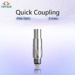 Testa di connessione rapida a 6 fori per <span class=keywords><strong>Handpiece</strong></span> dentale <span class=keywords><strong>N</strong></span> <span class=keywords><strong>S</strong></span> <span class=keywords><strong>K</strong></span>-parte di ricambio in fibra ottica per una connessione e una stabilità superiori - Product Image 4