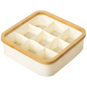 Clothing Organizer Rectangle Foldable <b>Storage</b> <b>Box</b> For Wardrobe Clothes Pants Fabric Cotton <b>Linen</b> Standing Type - Product Image 5