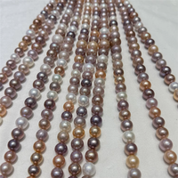 Collier de perles en gros 10-15mm multicolores, chaîne de perles Edison d'eau douce