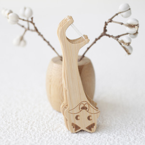 Bastoncini di filo interdentale per animali divertenti senza plastica biodegradabili per bambini - Product Image 6