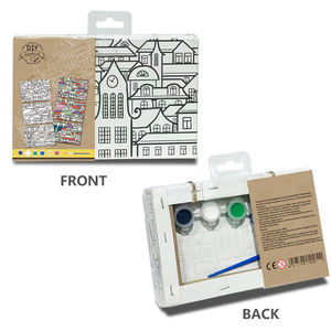 Einzelhandel Fabrik Guter Preis 3-teiliges Leinwand-Dekorations-Set für Kinder zum Malen - Product Image 1