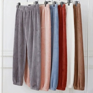 <span class=keywords><strong>Pantalon</strong></span> de <span class=keywords><strong>pyjama</strong></span> en polaire doux pour femmes d'hiver, vêtements de détente thermiques, vêtements de nuit confortables pour la maison - Product Image 1