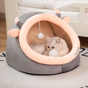 Großhandel Hersteller warmes weiches Katzen bett niedliches Design - Product Image 2