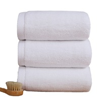 Usine En Gros Hôtel Bain Spa Salon Guest House Serviette 100% Coton Blanc Pas Cher Sueur Serviette De Douche Pour Hôtel