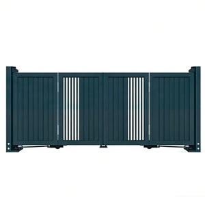 Puertas <span class=keywords><strong>de</strong></span> Entrada Automáticas para Casas, Puerta Eléctrica Automática Grande para el Hogar, Puerta Plegable Suspendida con Motor - Product Image 3
