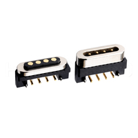 Conector Magnético HYTEPRO M411R de 4 Pines con Protección de Polaridad Inversa para Carga Rápida, Sincronización de Datos, Dispositivos Médicos y Wearables