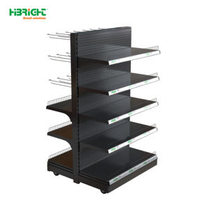 Étagère métallique moderne <span class=keywords><strong>de</strong></span> couleur personnalisée avec 5 niveaux et montage <span class=keywords><strong>facile</strong></span> pour bannière publicitaire <span class=keywords><strong>de</strong></span> supermarché - Product Image 4