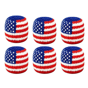 Disponibile: Divertente Footbag all'Uncinetto, Colori Assortiti, Palloni Morbidi Lavorati a Maglia per Bambini e Principianti - Product Image 1