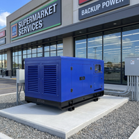Générateur diesel silencieux 20kW 40kW 50kW 60kW 80kW, groupe électrogène de secours, ATS, démarrage automatique, supermarché, centre commercial, hôtel