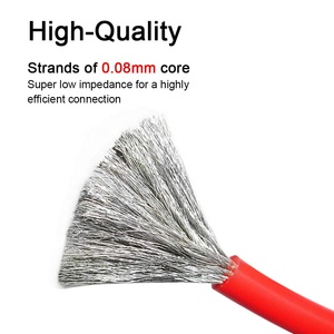 <span class=keywords><strong>Cable</strong></span> de Batería Flexible Ultrafino de Silicona de Alta Calidad 6AWG 8AWG 10AWG 16mm <span class=keywords><strong>16</strong></span> mm² 110amp 150 Amp Extra Flexible - Product Image 3