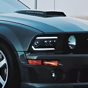 Faros Delanteros LED para Ford <span class=keywords><strong>Mustang</strong></span> 2005-<span class=keywords><strong>2009</strong></span>, Ensamblaje de Faros Delanteros con DRL Dinámico, Lente de Proyector Bifocal para Automóviles, Actualización de Luces Delanteras Nuevas - Product Image 2