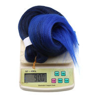 Extensions au Crochet Prix Usine pour Cheveux Africains Expression Tresses Ombrées Cheveux Synthétiques Pré-Étires Faciles à Tresser