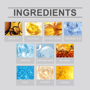 Colágeno Facial Nutritivo y Reparador, Hidratante de Larga Duración, Reafirmante, Antiarrugas, Suavizante de Líneas Finas, Veneno de Abeja, Tratamiento Facial Nocturno - Product Image 2