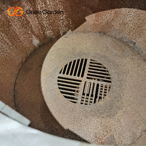 เตาย่างบาร์บีคิวกลางแจ้งขนาดใหญ่ดีไซน์แบบชนบทสำหรับปาร์ตี้เผาถ่านมีลิ้นชัก - Product Image 5