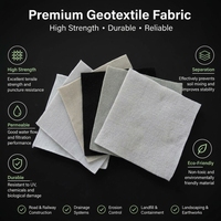 Tissu filtrant de bonne qualité, tissu non tissé en rouleau, géotextile pour la construction civile, traitement de la séparation des sols