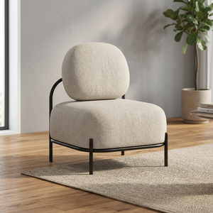 Conjunto de Sillones de Estilo Nórdico para Sala de Estar, Silla de Recepción Creativa de Tela de Solon Store - Product Image 6
