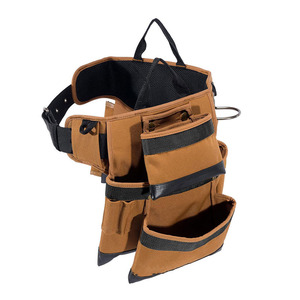 Équipement d'électricien multifonctionnel: <span class=keywords><strong>sac</strong></span> à bretelles combiné en toile épaisse robuste, résistant à l'usure et aux épaules. - Product Image 3