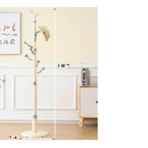 Porte-manteau en bois moderne 36903-M1-A/B/G/H/W - Product Image 5