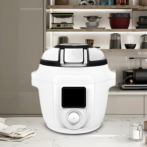 Nồi chiên không khí + Nồi áp suất điện kỹ thuật số hẹn giờ điều khiển tự động trộn 19 chương trình nhựa trắng đo cup bao gồm - Product Image 5