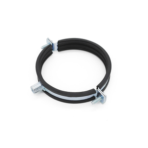Rohrs chellen aus Kohlenstoffs tahl mit Gummi für Tdc-Kanal flansch befestigungen Rohr klemmen Schnell verschluss mit Schweiß mutter rohrs chellen - Product Image 5