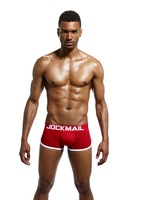 Ventes en gros de caleçons de sport décontractés pour hommes de haute qualité, sexy, avec fesses arrondies, en coton respirant, avec rembourrage à l'intérieur