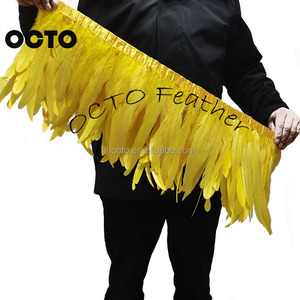 Bán Buôn Giá Rẻ 15/20/25/30Cm Gà Lông Rìa Trên Ribbon 6/8/10/12in Dậu Lông Trim - Product Image 3