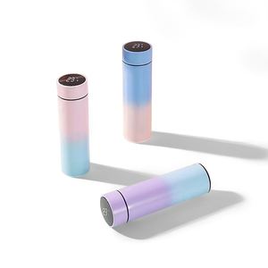 Wholesale Custom Sports-Design Smart <b>Drinkware</b> Stainless Steel Light Vacuum Flask Digital LED Display Temperature Water Bottle - Product Image 2
