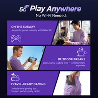 Alldocube IPlay 80 Mini Ultra, Nueva Llegada, Tablet PC de 8.8 Pulgadas, 12GB 256GB, 144Hz, Red 5G con SIM, MTK 8300, Android 16, Tablet PC 2.5K