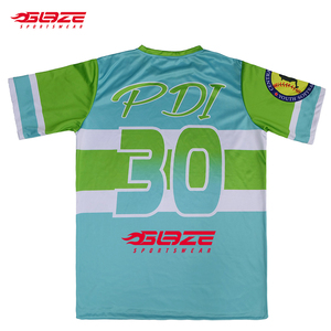 Groothandel softbal t-shirts sublimatiedruk snel drogend softbal shirt - Product Image 4