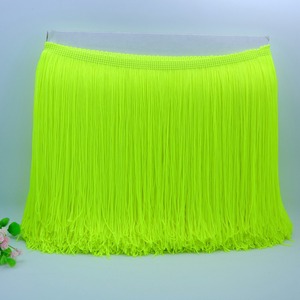 Chất lượng cao 20cm huỳnh quang Nylon đôi chủ đề tua rìa cho nhảy múa Ăn mặc - Product Image 2