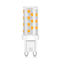 Prix d'usine Chine AC120V/230V LED G9 PC Blanc Chaud Sans Scintillement 3.3W Dimmable Ra80 327LM Lustre Paysager Certifié ETL