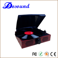 Tourne-disque DJ personnalisé pour la vente en gros, design tendance, lecteur de disques vinyles, radio rétro, gramophone, lecteur de CD