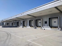 Terminal de chargement/déchargement Ounuo Logistics, niveleur hydraulique électrique 10 tonnes, matériau en acier au carbone, modèle DCQ-600, utilisation en entrepôt