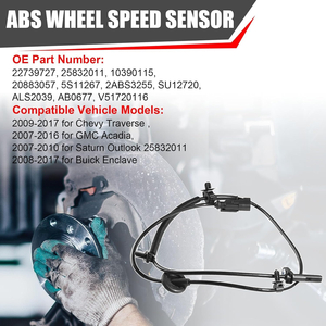 Front ABS <b>Wheel</b> Speed Sensor OE 10390115 22739727 25832011 for Buick Enclave 2008 Replacement Auto Sensor - Product Image 3