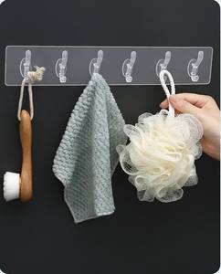 Ganchos Adhesivos Multiusos para Abrigos y Sombreros, Ganchos Transparentes de Cristal para Cocina y Baño, Ganchos Fuertes para Pared - Product Image 6