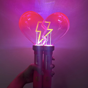 Pink Heart Lightstick: Buy Custom Concert Glow Sticks