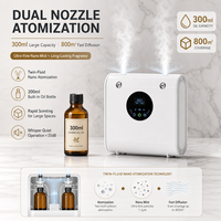 Diffuseur de parfum mural OEM ODM avec application Bluetooth, moins de 36 dB, 300 ml, 3 niveaux, minuterie 24h, 200-800 m³