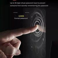 Cerradura Inteligente para Puerta con Reconocimiento Facial, Tarjeta de Memoria, Aplicación Usmart Go, Cerradura con Reconocimiento Facial 3D